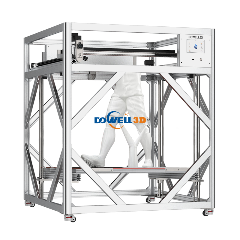 1200*1800*1200मिमी लार्ज फॉरमेट 3D प्रिंटर 420℃ उच्च तापमान मानव आकृति DIY प्रिंटर रिमोट रखरखाव के साथ