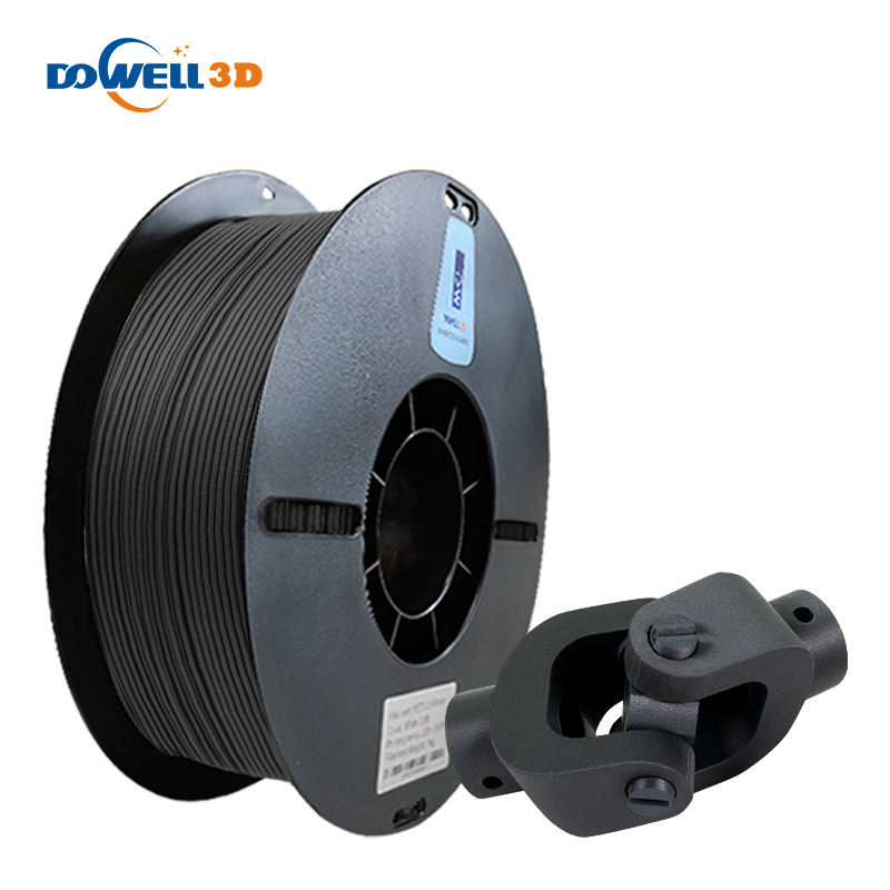 Filamento de Fibra de Carbono PETG de Alta Qualidade 1,75 mm, Enrolamento Organizado, Alta Rigidez, Resistente ao Desgaste, Material para Impressão 3D FDM