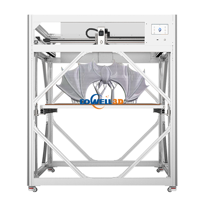 डाउएल भारी औद्योगिक 3डी प्रिंटर 1200*1600*1600 मिमी बड़े आकार की उच्च गति वाली 3डी मॉडल मूर्तियों की प्रिंटर एल्युमीनियम फ्रेम