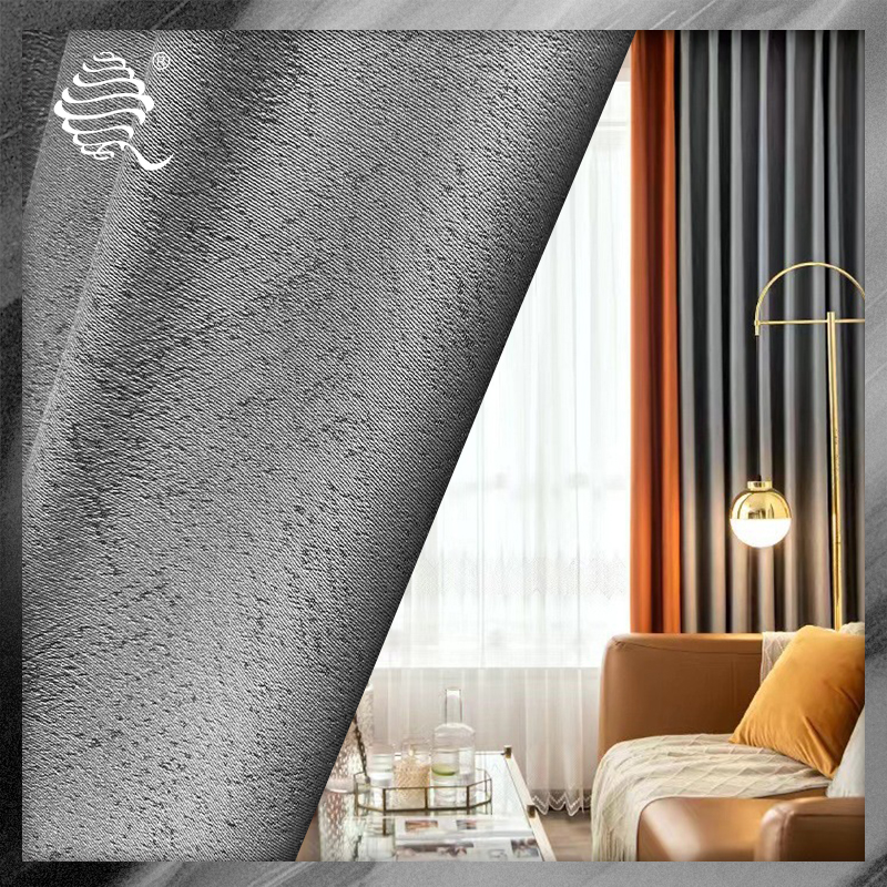 Jacquard Mystery Velvet dækkevævet gardinestof