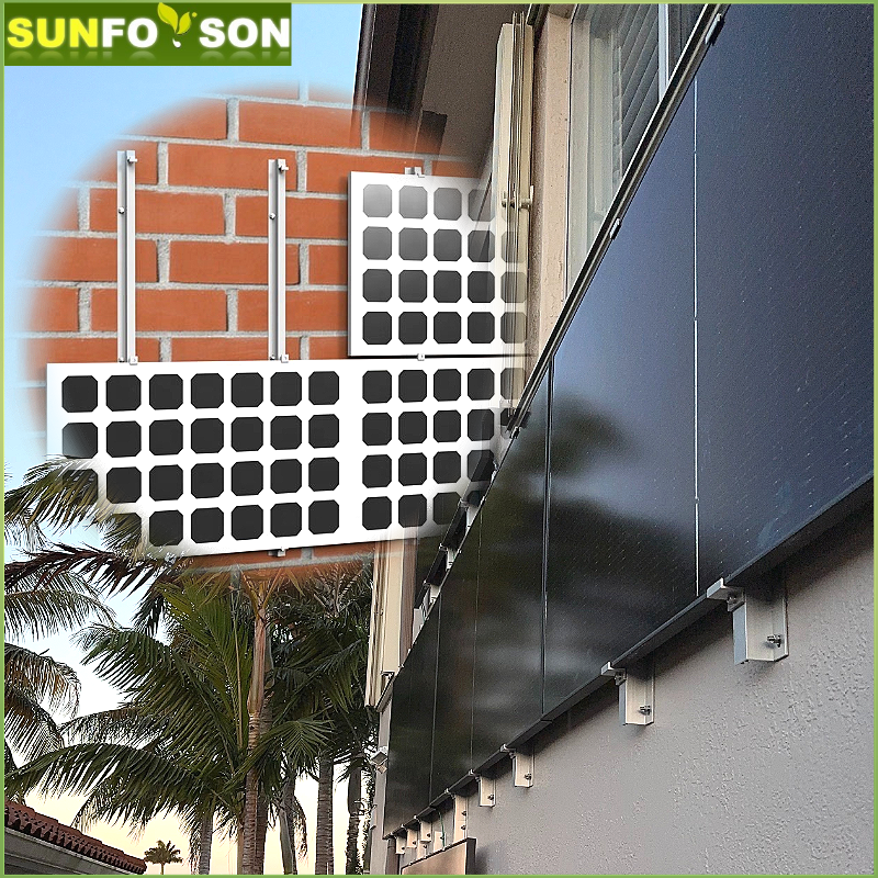 תותב קיר ללוח PV, מערכת תריס שמש, עטיפת קיר חיצוני, התקנת מודול סולרי