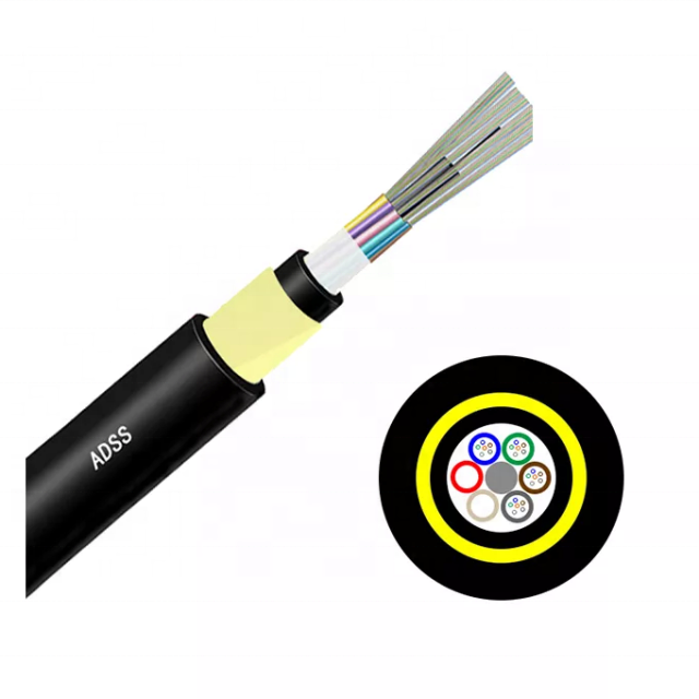 All Dielectric Self Supporting (ADSS) Fiber Optic Cable