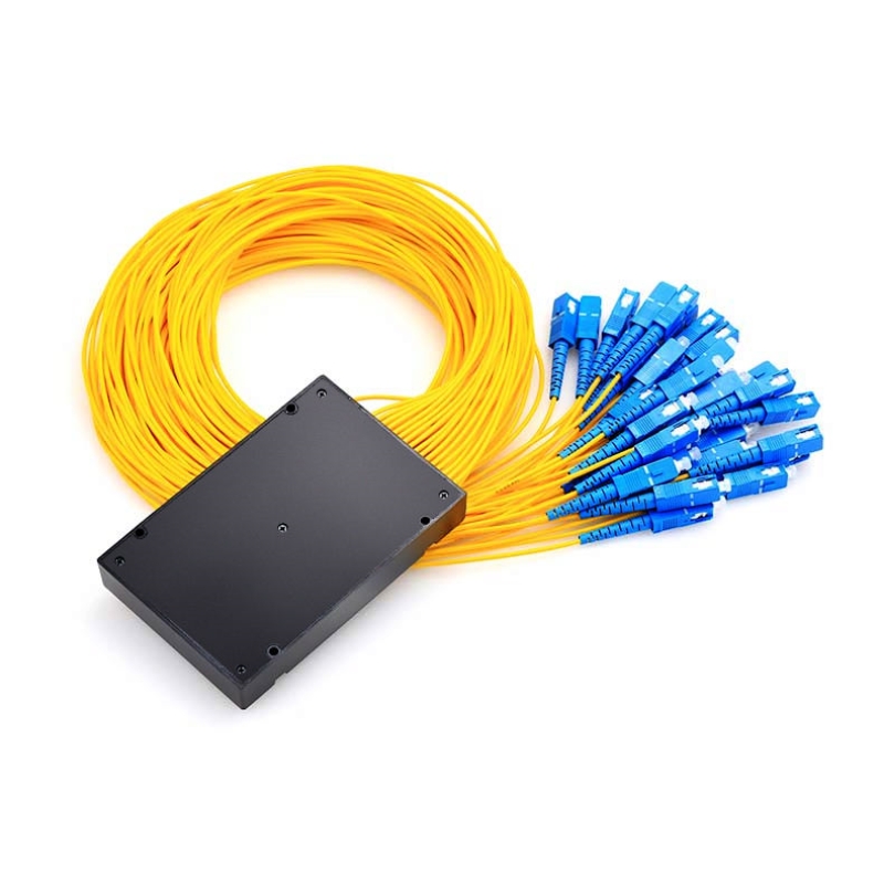 YIZHI FTTH Fiber Optical Splitter 1x32 , PLC Optical Splitter With SC Connectors