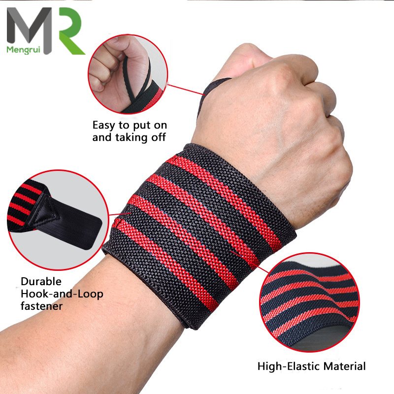 L0002 In Stock Custom Logo Wrist Support Gym With Thumb Loop for Powerlifting
