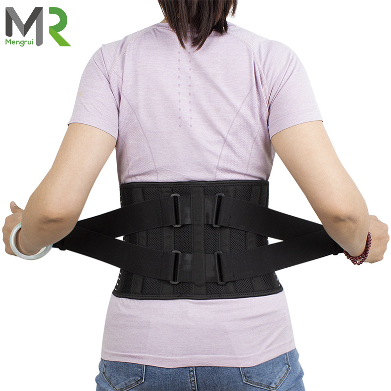 L0019 OEM/ODM Trdovzdržljiv nylonski pas za zaščito hrbta, medicinska profesionalna elastična opora za ledveni del hrbta pri bolečinah v pasu