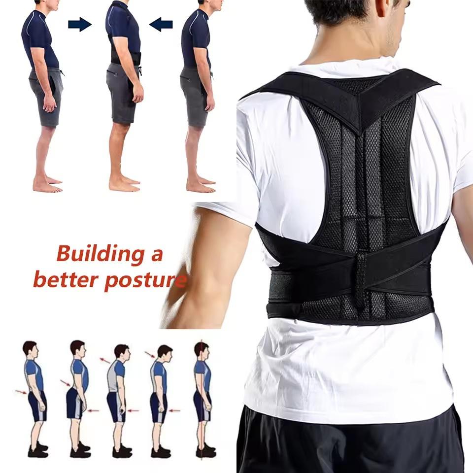 L0027 OEM/ODM Help You Custom Brand Unisex Neoprene Back Support Brace Hunchback Lumbar Support Posture Corrector for Men Women