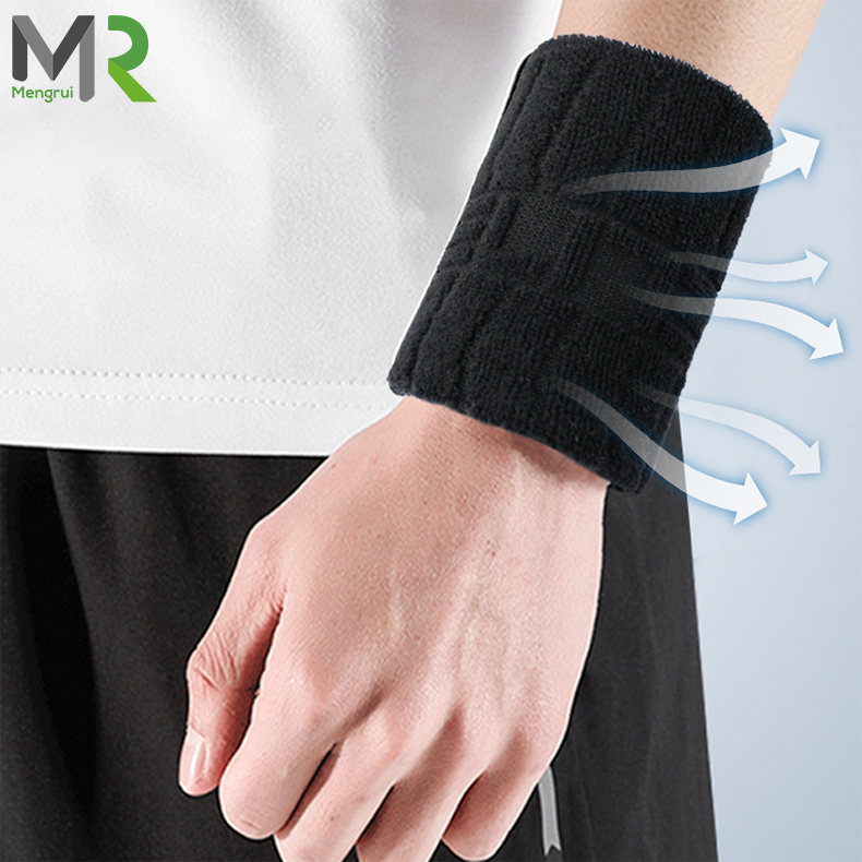 L0012 OEM/ODM hitro vpijajoči zapestniki za znoj, športni bombažni zapestniki za atletiko in šport