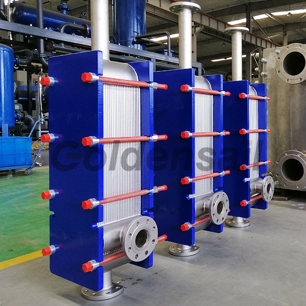 jinfan fully welded plate heat exchanger