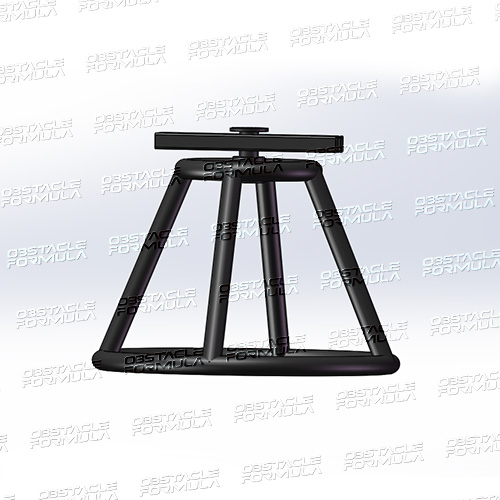 Ninja warrior obstacle metal spinning cycle wheels