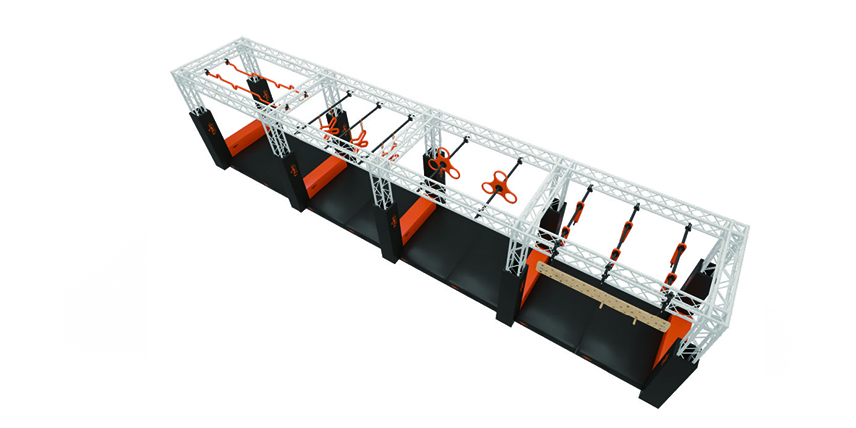 Obstacle Formula Indoor Cheap Price Mutifunction Ninja Warrior Obstacle Course for Adult / American Ninja Warrior for Youth