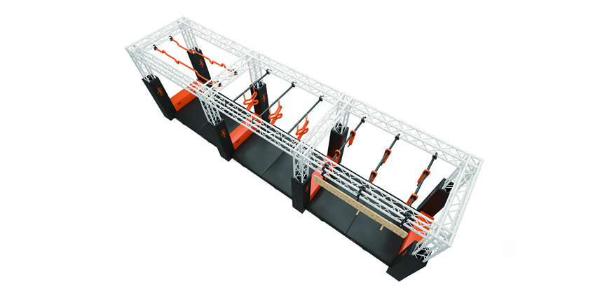 Adventure Park Best Ninja Warrior Obstacle Course Playground