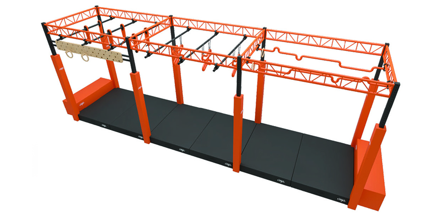 Professional Indoor Outdoor Ninja Warrior Obstacles for Adult
