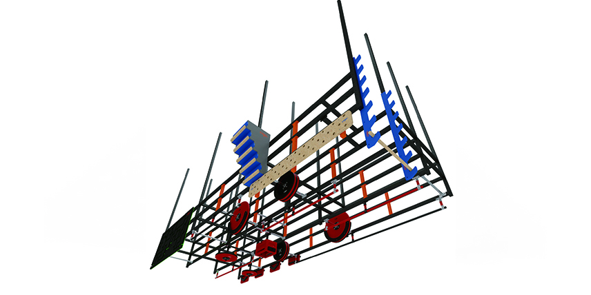Gym training ninja playground indoor