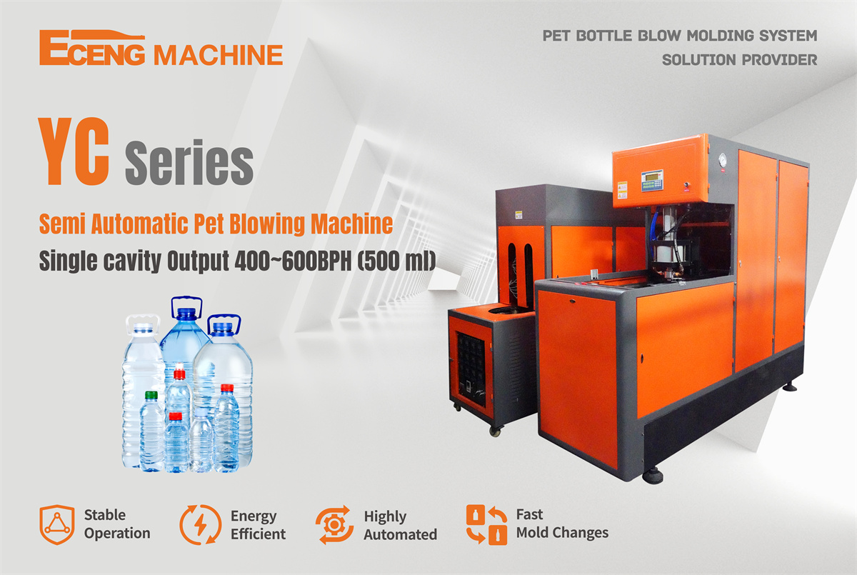 YC Սերիա Semi Auto PET Blowing Machine 