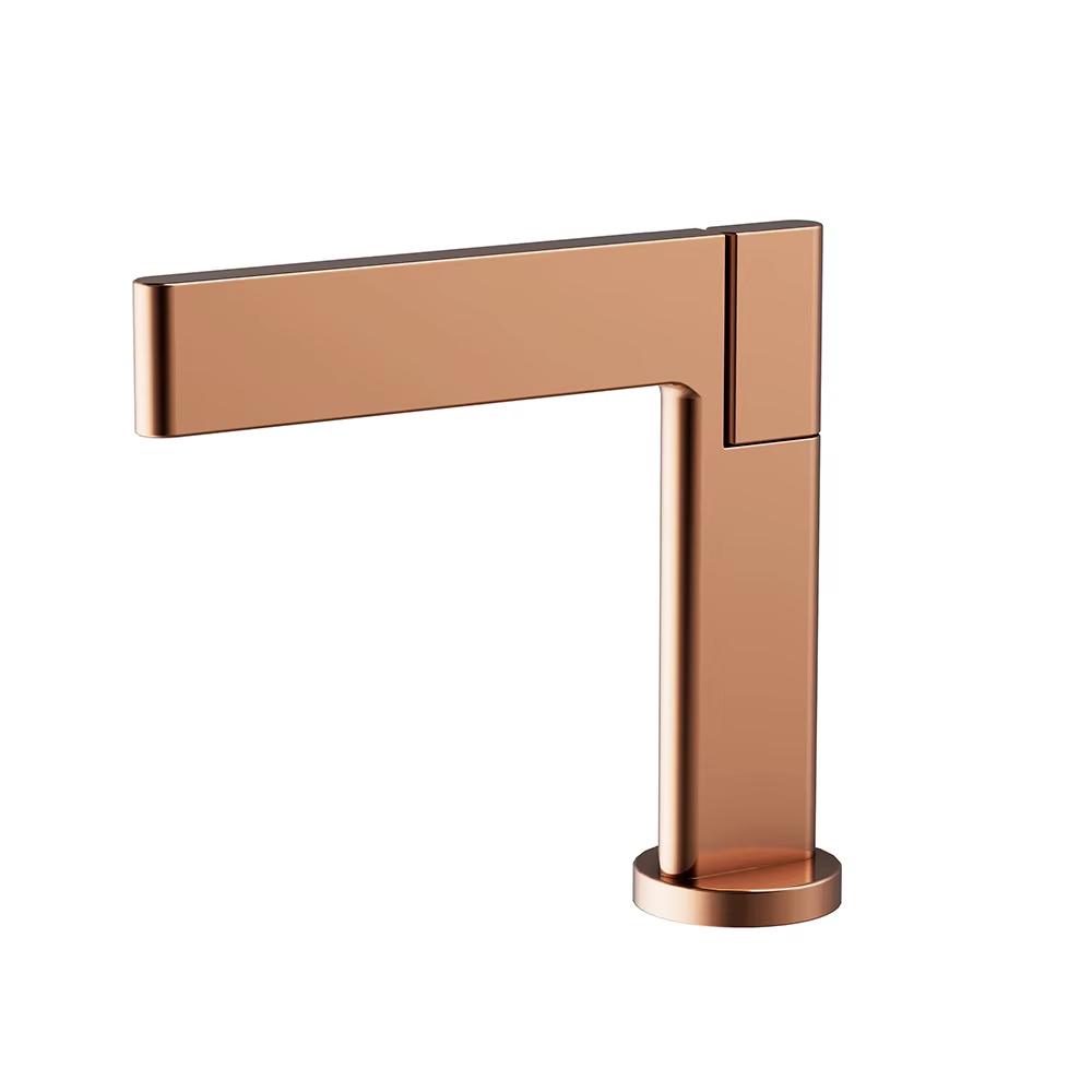 מוכר בחום נחושת עם שפך ארוך במיוחד יד אחת לבן בסין לוויה מixer מixer אמבטיה