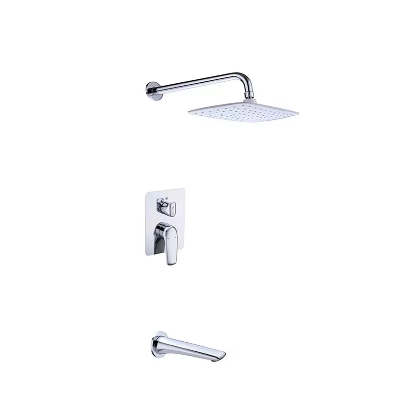 Mixer për bany të montuar në mure me ujë të ligjer dhe të ftohta për ruajtjen e ujit