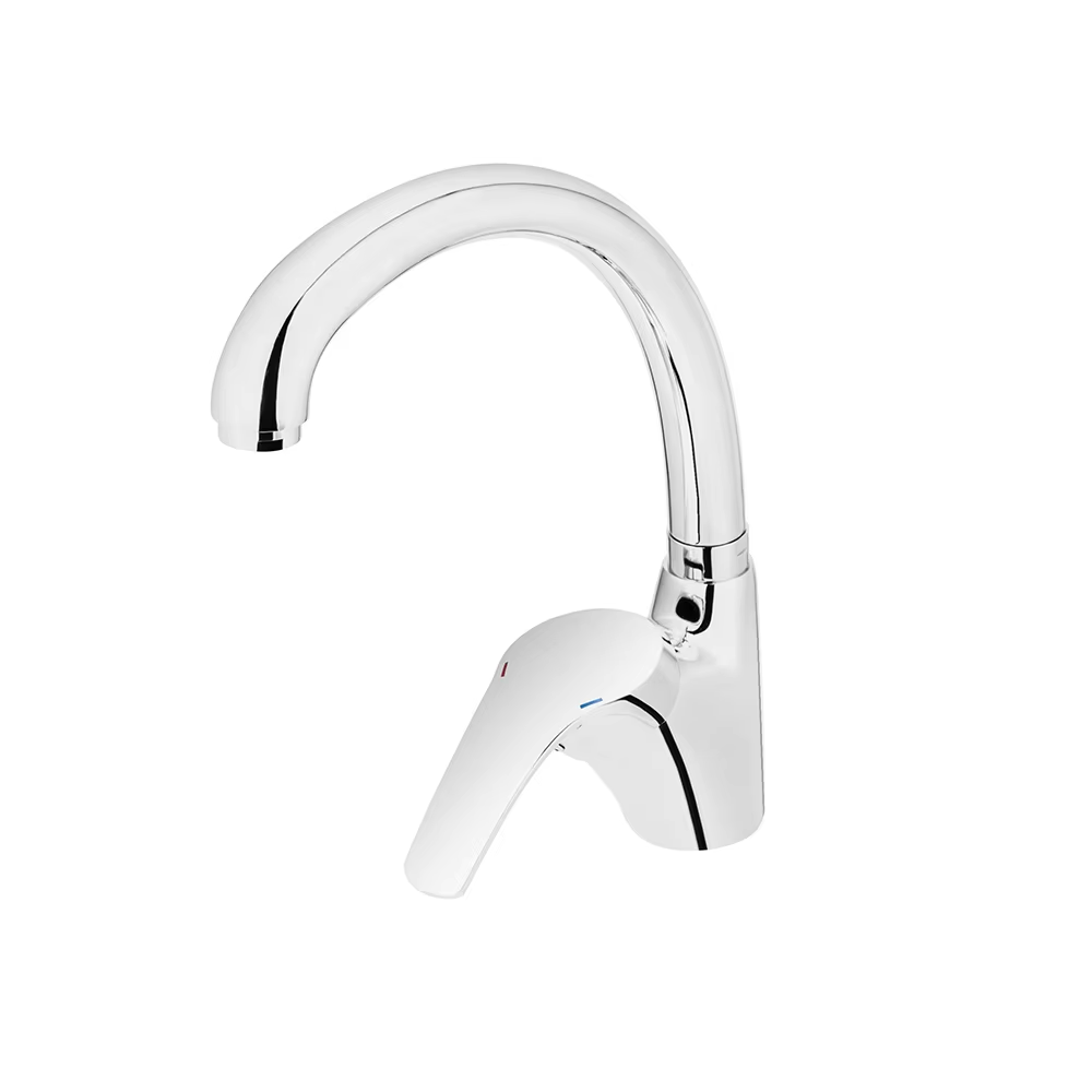 Хорошая цена за кран для мойки на кухне с одинарной дырой и ручкой для холодной воды