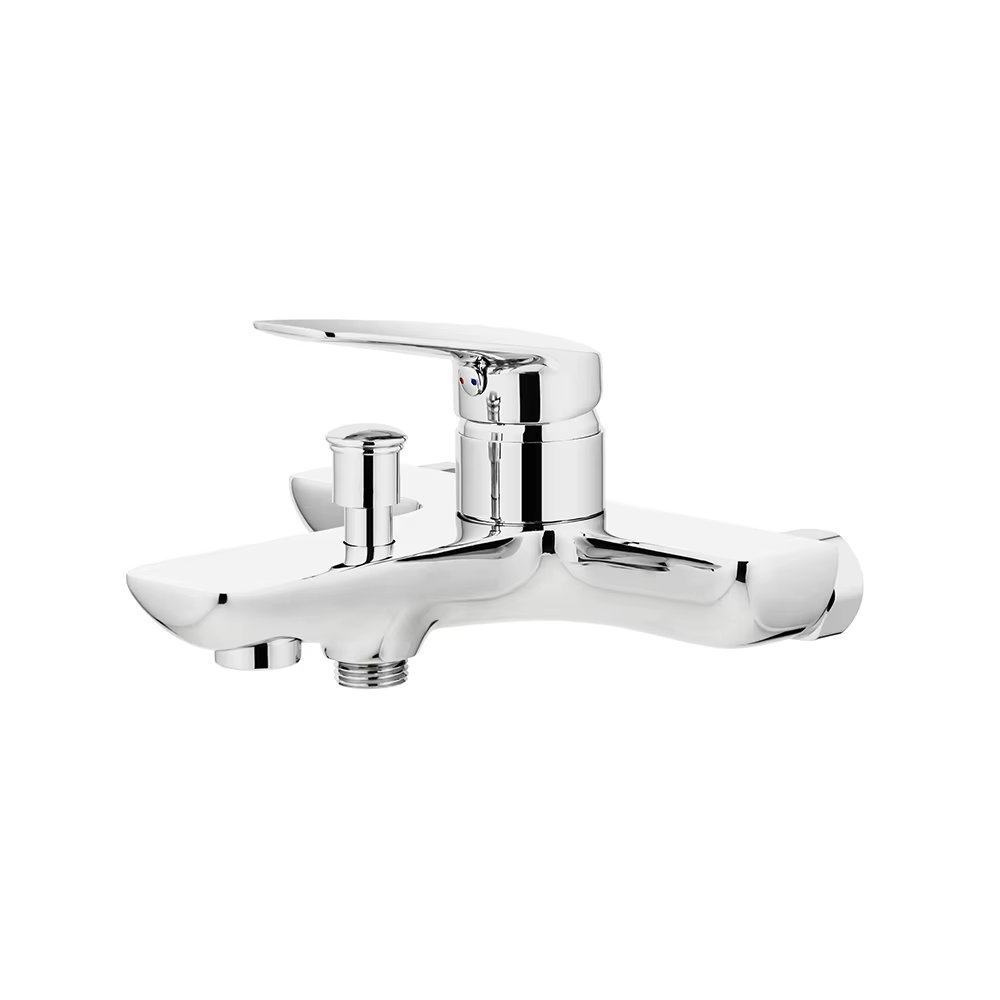 איכותSpigot באיכות גבוהה, bath קיר מחובר עם ידית אחת, mixer אמבטיה מברשת