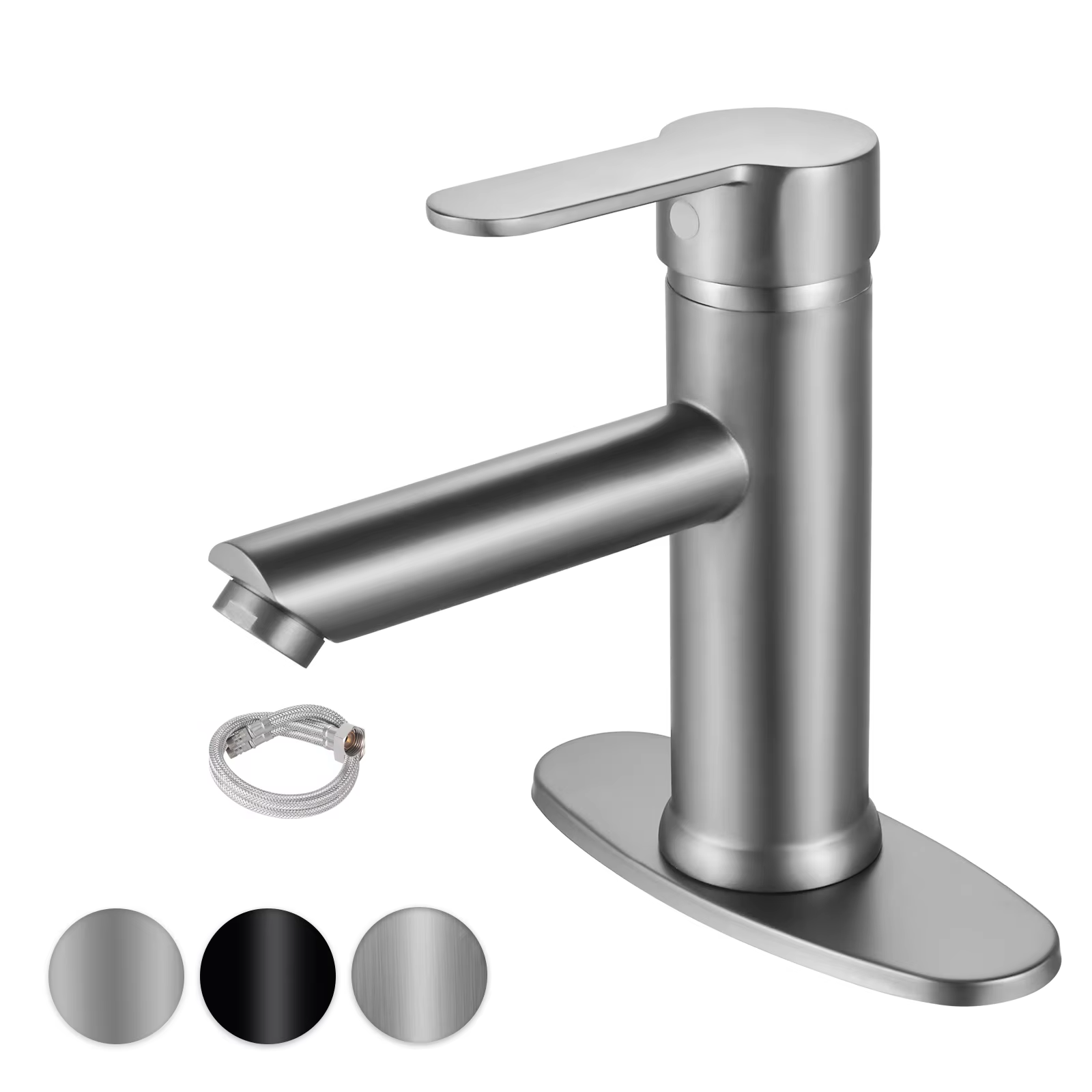 Мат Црно Термостатички миксер за туширање комплетни свемирни сет са једним ручником купатилни пиштољ Сива свемирна