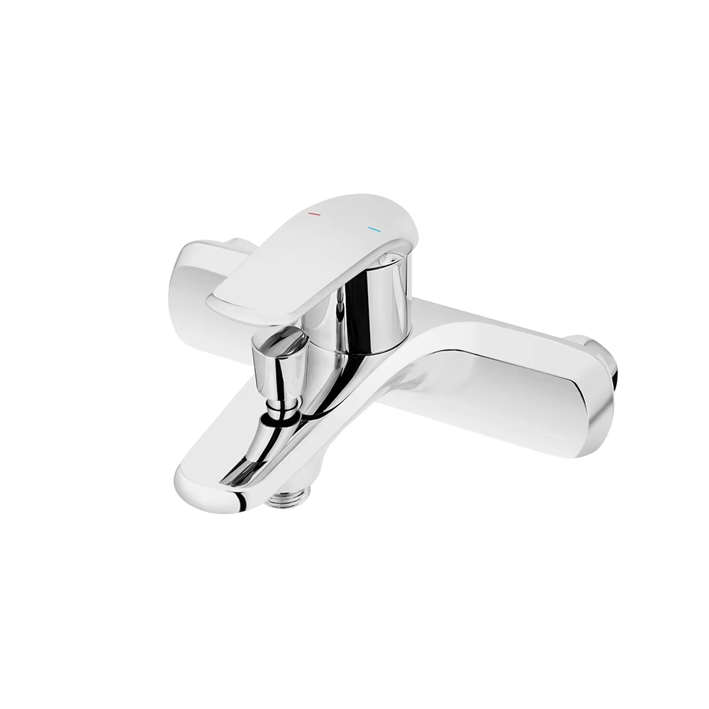 דגימה חינםatis Bathroom שחור קיר מותך חם וקר Water Tap Mixer Bathtub Tub Faucets Shower Set