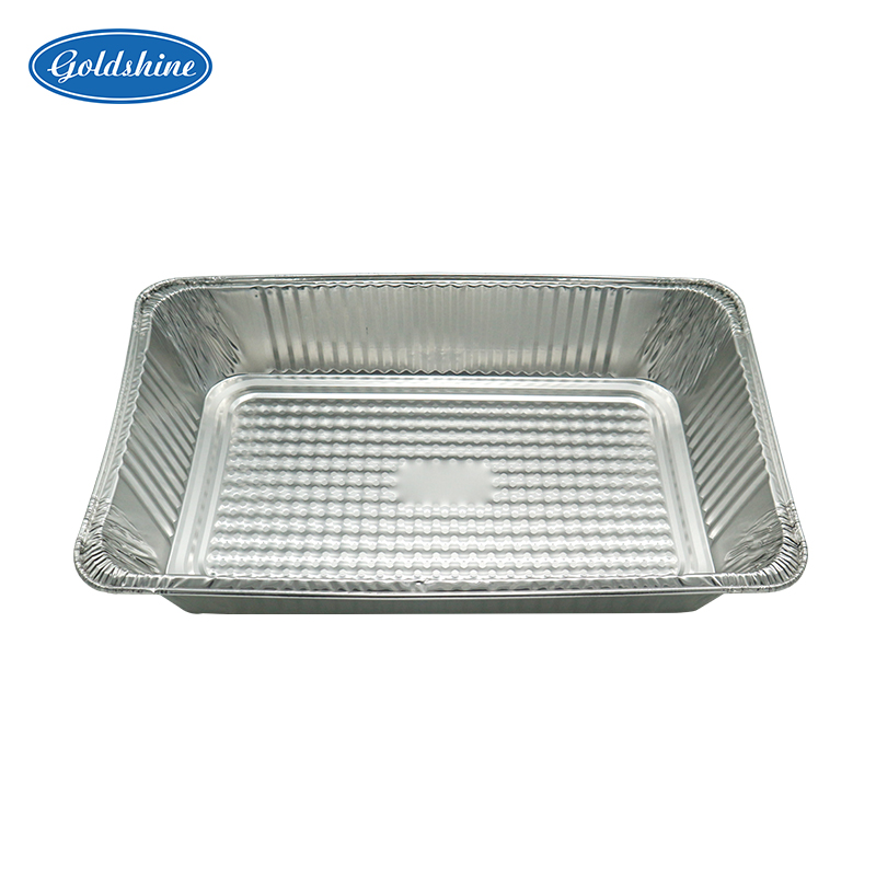 Plats en aluminium en gros avec couvercles pour des solutions d'emballage économiques