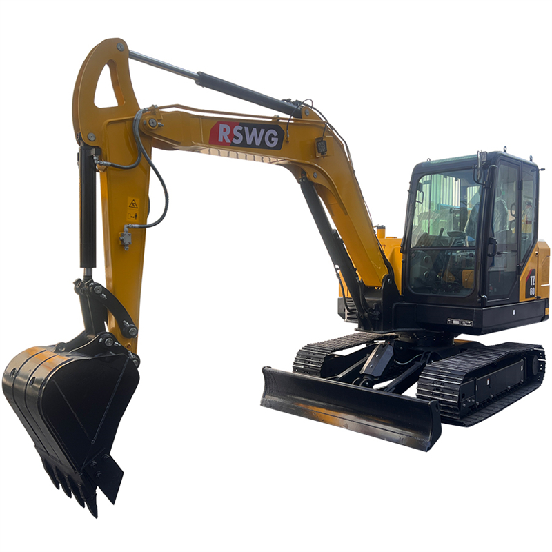 Alat Gali Cina Mesin Yanmar EPA TZ60 Besar Hidrolik Excavator Bergerak dengan Kabin