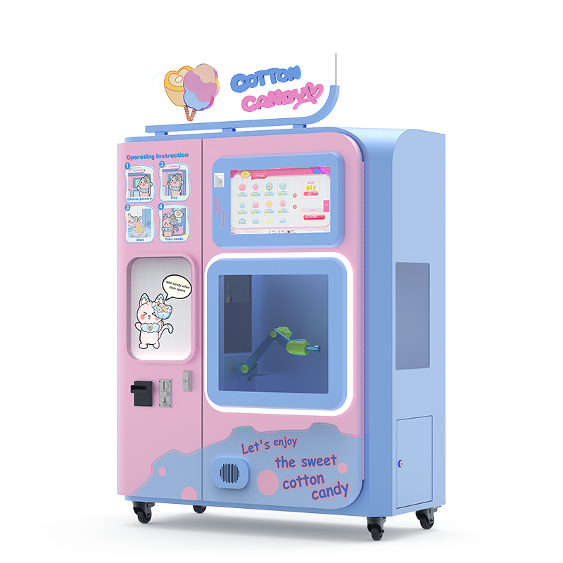 מכונת מכירה אוטומטית לסוכריות קotton קנדy של SUNZEE
