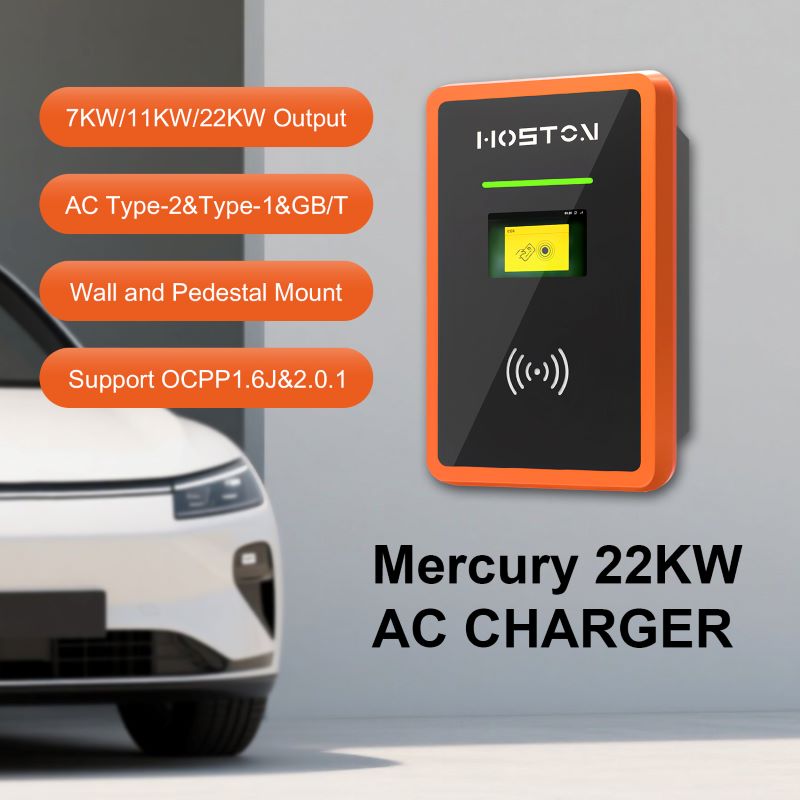 7kW 22kW AC Charger Smart Home EV Charger AC Charging Station Type-2 Socket OCPP