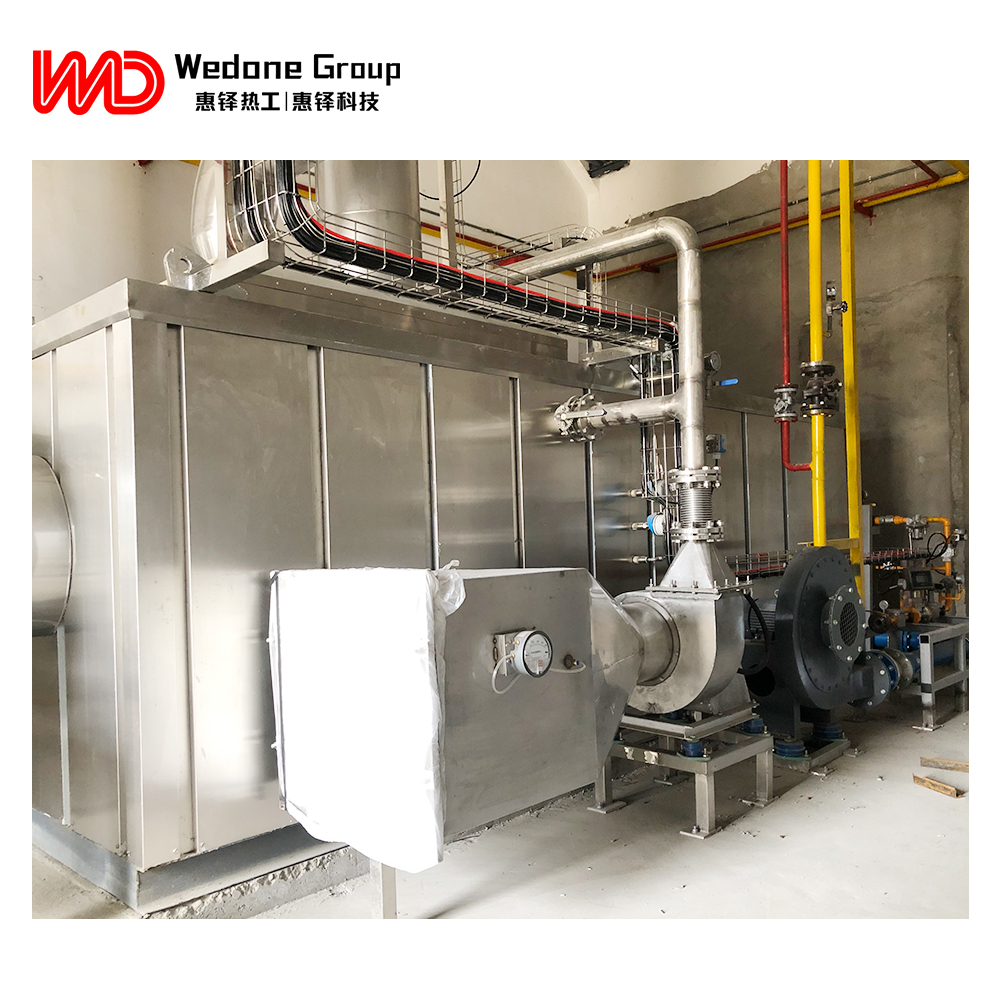 Indirekte gasgestookte lae nox-uitstoot lugverwarmer