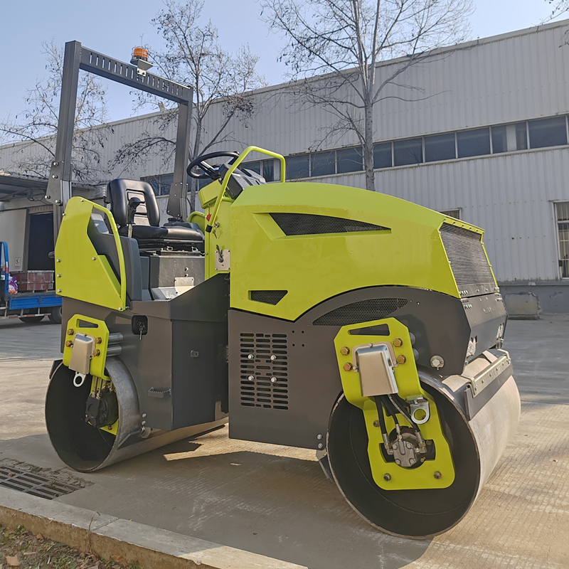 Негиз жана негиз катмарын тыгыздаш үчүн надёждуу барабандуу тегерчек