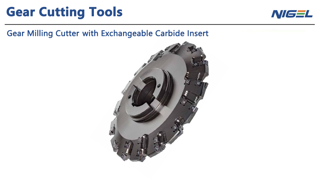 Gear Milling Cutter with Exchangeable Carbide Insert