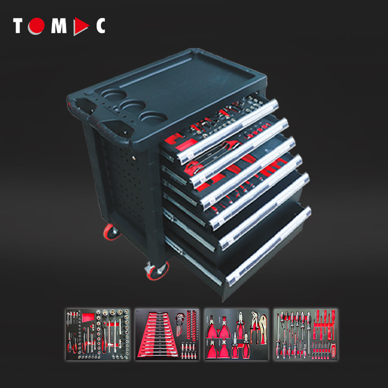 TC8364156 Drawers Cabinet with 156pcs tools in 4 drawers