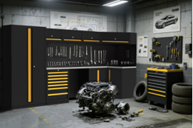 tomac tc11s851 pro modular storage 500600mm depth heavy duty customizable for garages and workshops-5