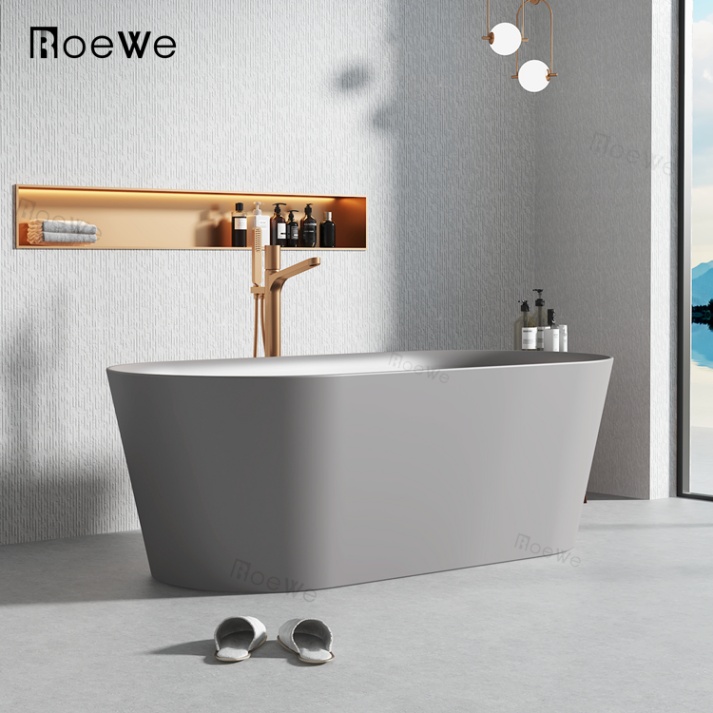 Grey soaking bathtub for small bathroom black stand alone bathtubs