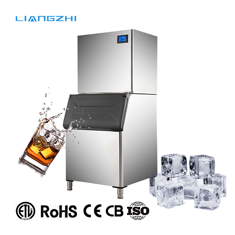 Fabrica Best Seller Máquina Fabricante de Hielo Comercial Barata con Filtro de Agua 160kg 24Hrs LZ-350