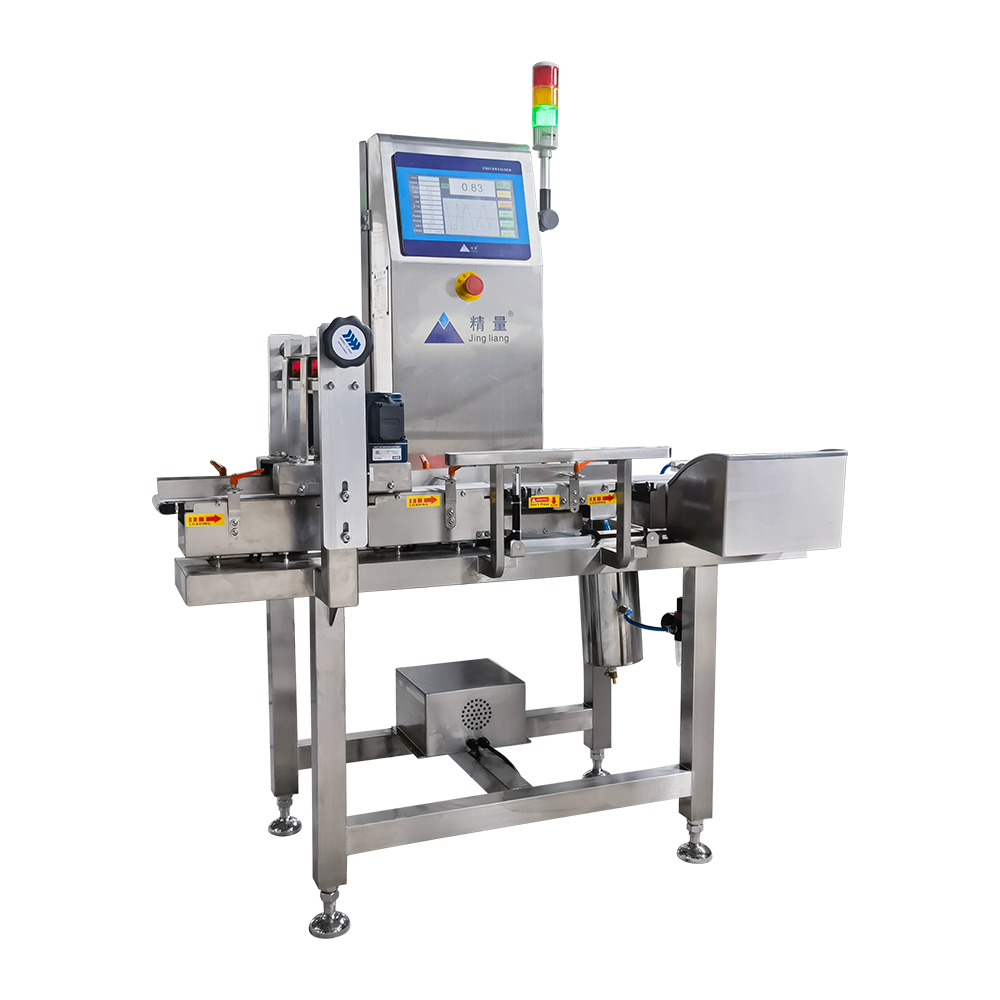 Glass bottle medicine conveyor belt scale glass jars cosmetics check weigher conveyor for bottle