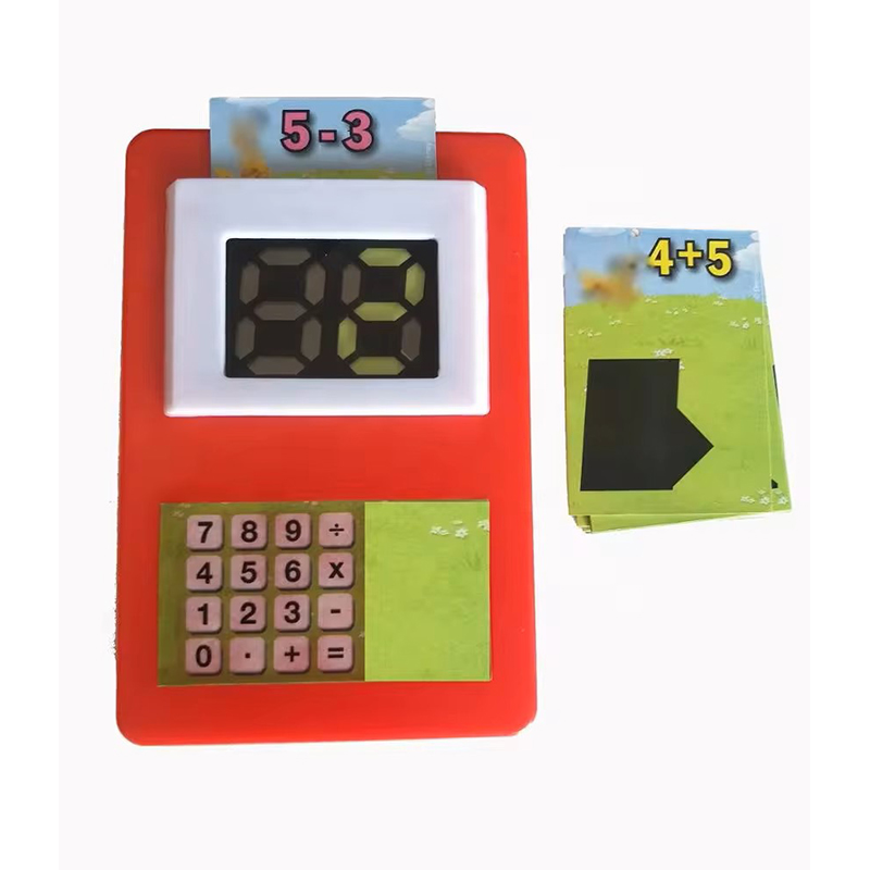 Varmt salg Plastikk liten lekevare Utviklingslekevare Matematikk Kalkulator Leketoy For Barn