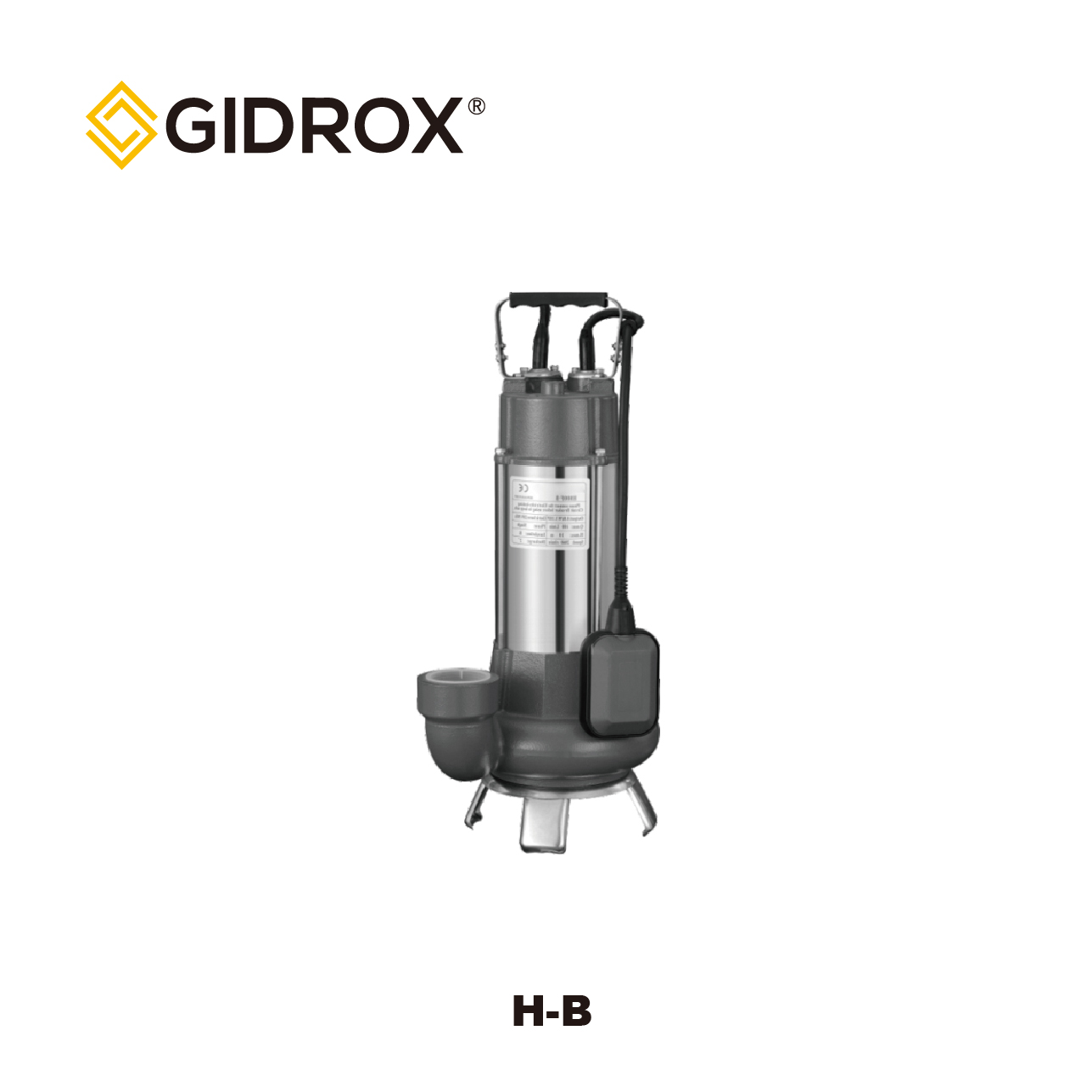 GIDROX SUBMERSIBLE SEWAGE PUMP-H-B