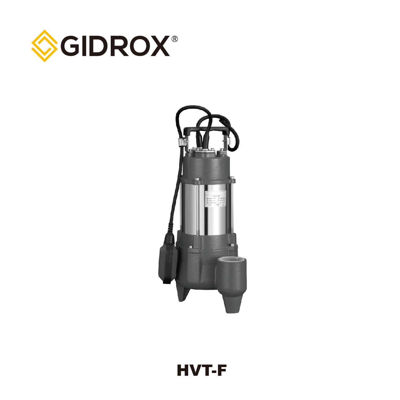 GIDROX SUBMERSIBLE SEWAGE PUMP-HVT