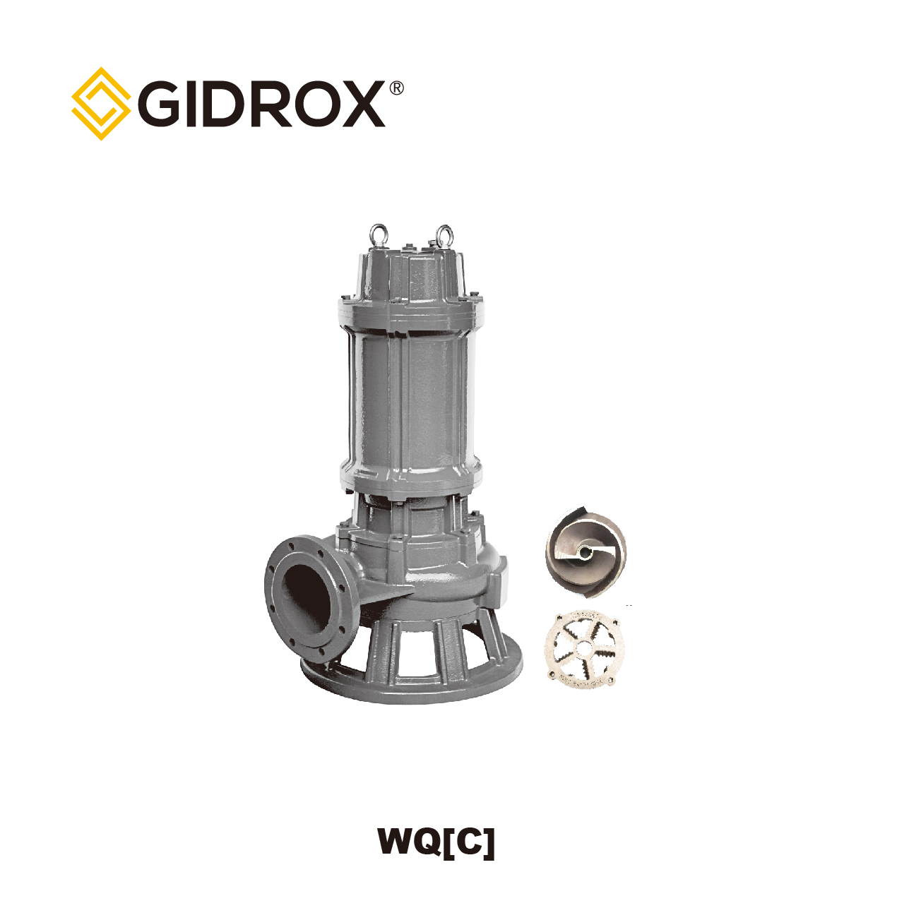 GIDROX SUBMERSIBLE SEWAGE PUMP WITH CUTTING-WQ[C]