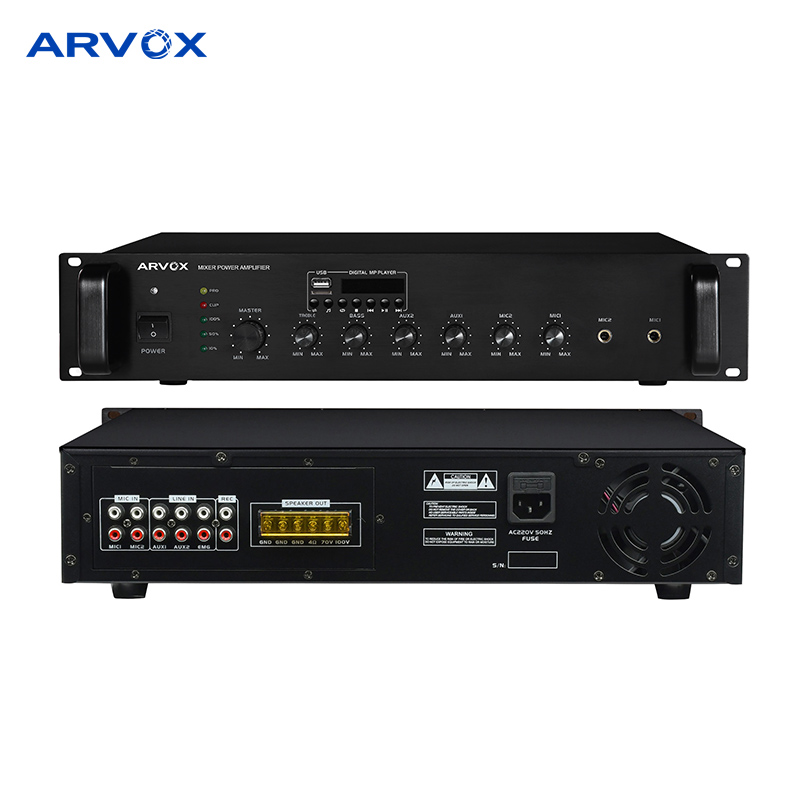 RS-060W/120W/240W/360/500W MP3 Mixer amplifier with bluetooth / FM tuner