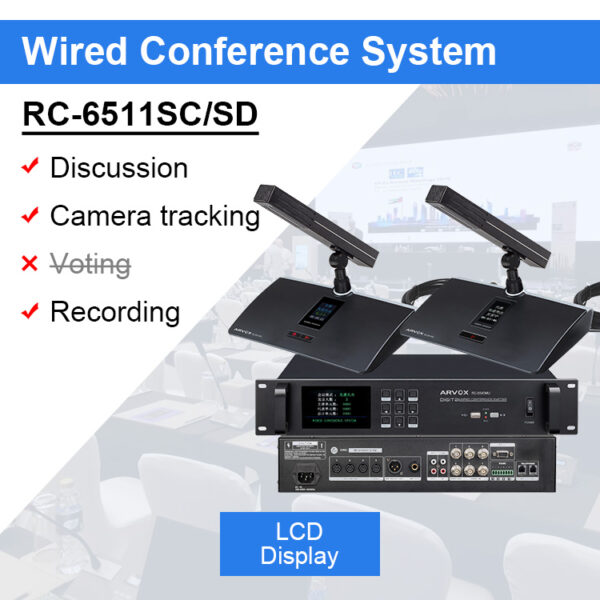 RC-6511SC/D Digital Wired Conference Microphone