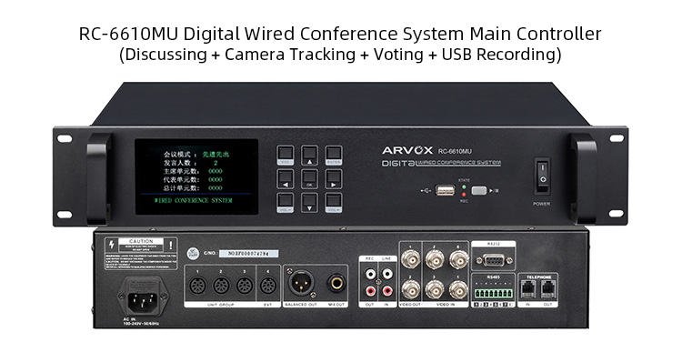 RC-6614C/D Surface Mounted Digital Conference System Microphone manufacture