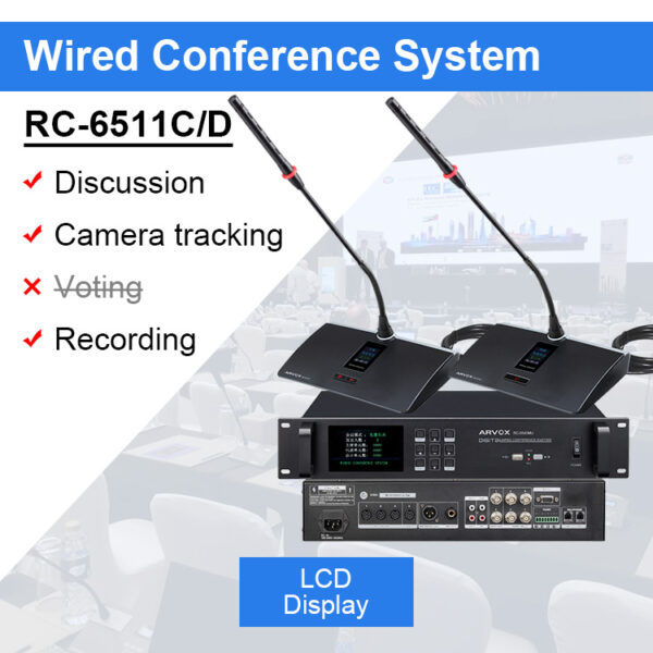 RC-6511C/D Digital Wired Conference Microphone