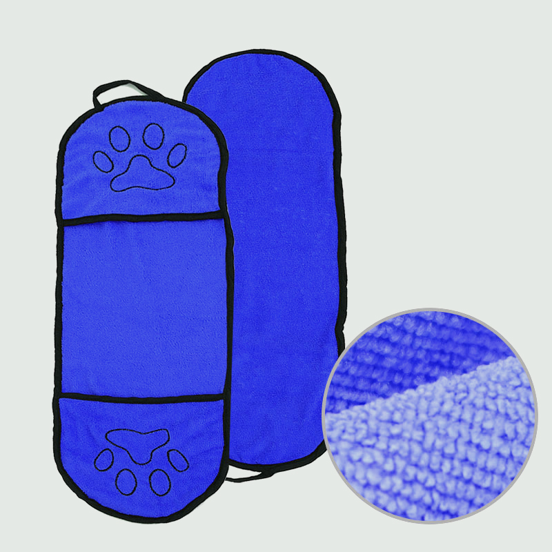 Wholesale Microfiber Absorbent Shower Pet Dog Bath Towel Grooming Cleaning Towel