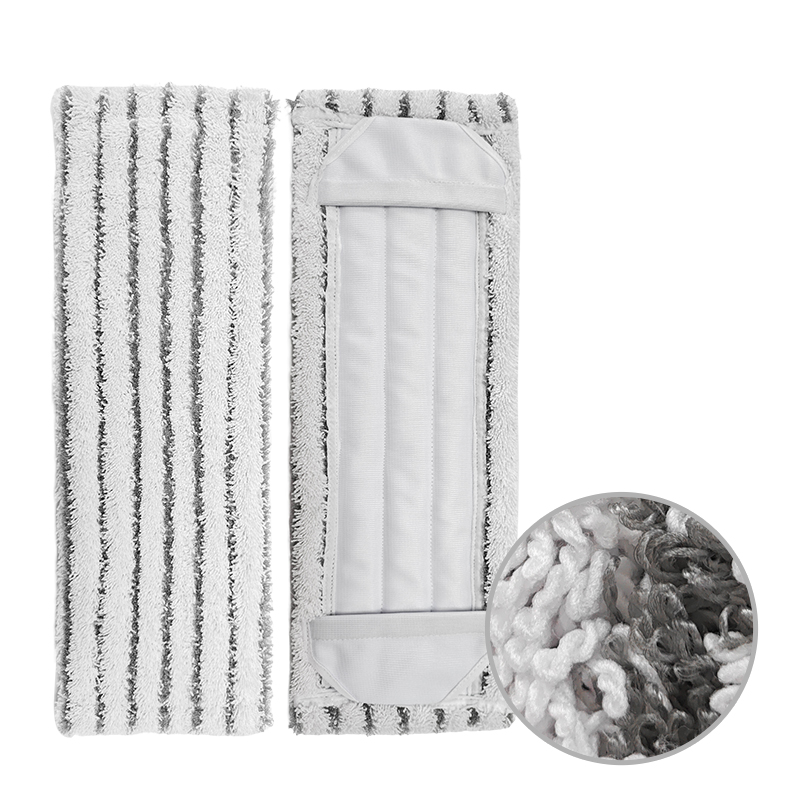 Werkpreis Bodenreinigung Microfiber Streifen antistatischer flacher Mopp für Reinräume