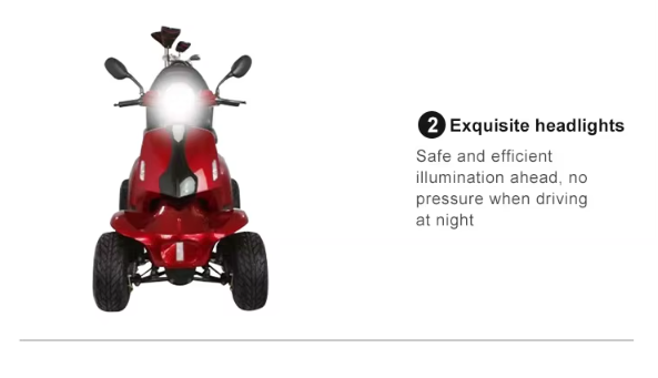 16 big fat wheel 4 wheel gulf mobility scooter ems018g-4