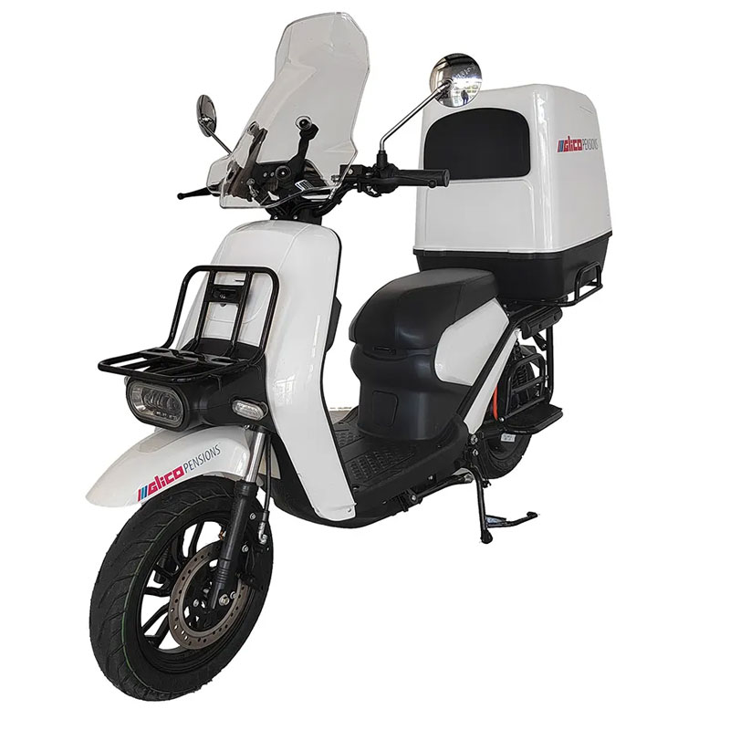 EEC 3000W 72V55AH * 2  300km Long Range Delivery Eelectric Scooter Motorcycle - PIZZA X