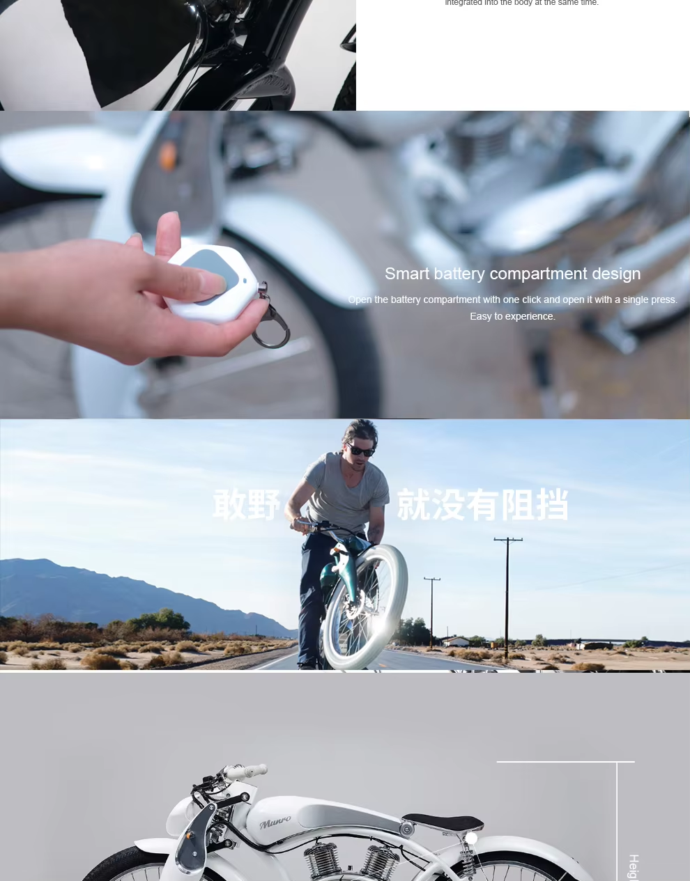 Munro 3.0 Ebike CE E Bike Retro Vintage Electric Bicycle