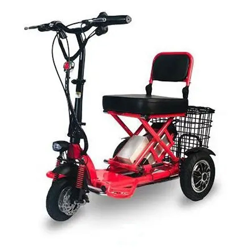 Hot 350W* 2 Dual Wheel Drive 3-wheel Folding Mobility Scooter-ET006C   